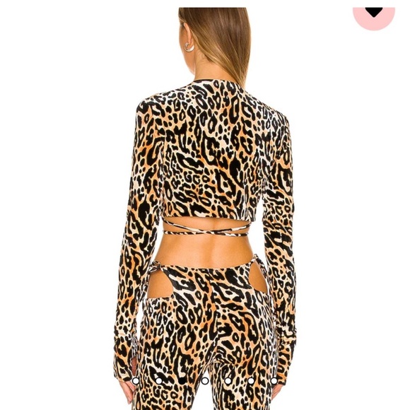 Revolve h:ours two piece animal print set worn once - Picture 2 of 7